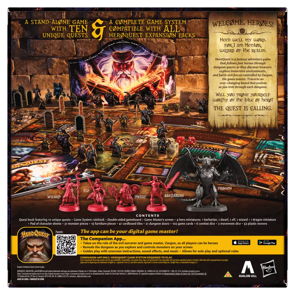 Hero Quest - First Light Board Game Hasbro | Red Claw Gaming