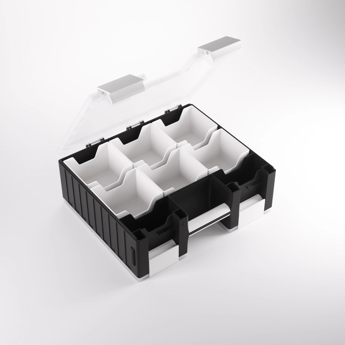 Storage: Game Castle: Black / White / Clear Deck Box Gamegenic | Red Claw Gaming