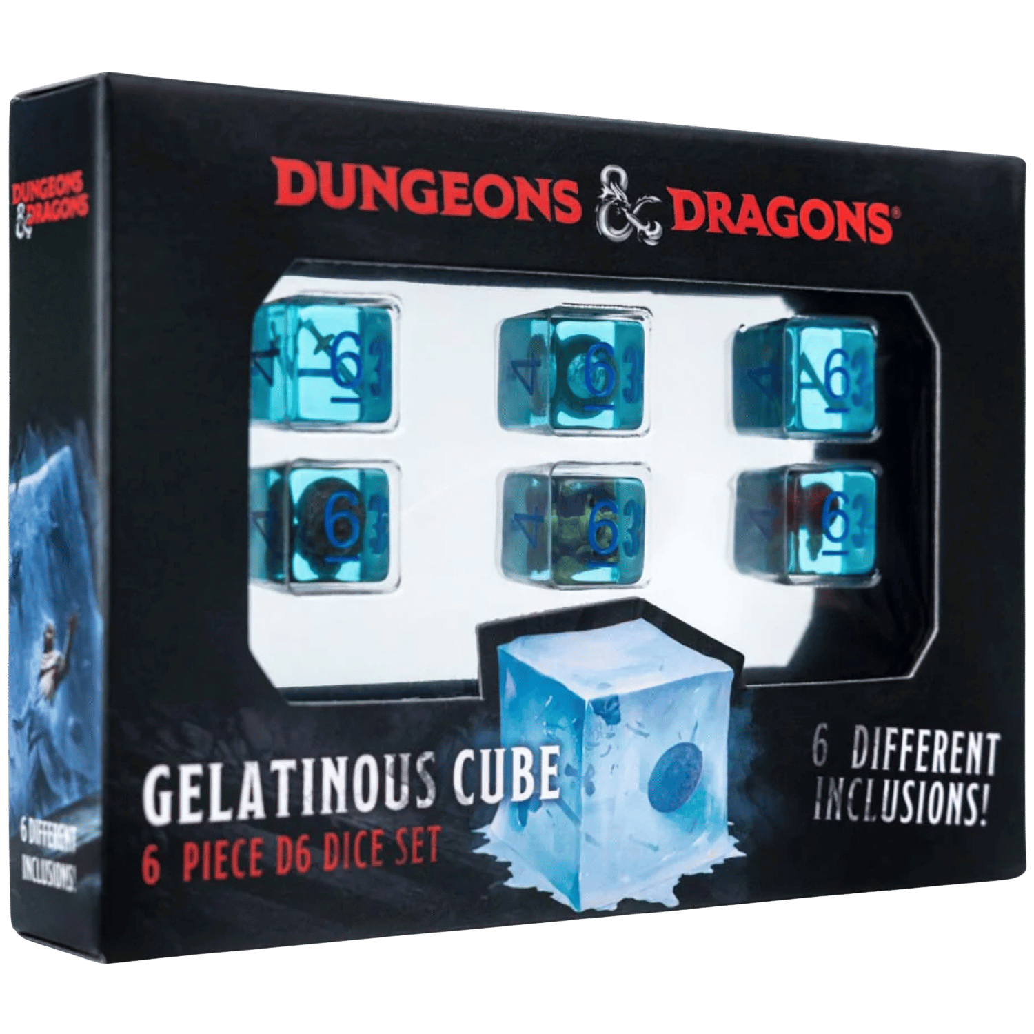 D&D Gelatinous Cube 6-Pack Dice FanRoll Dice | Red Claw Gaming