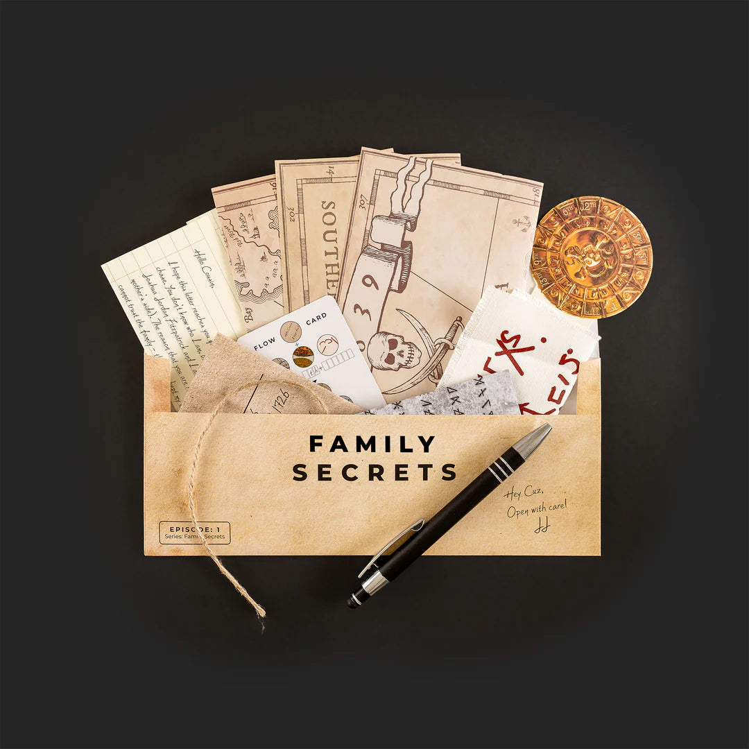 Escape Mail - Family Secrets Series: Episode 1 - Family Secrets Board Game Escape Mail | Red Claw Gaming