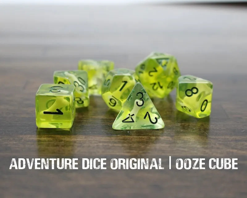 Adventure Dice Ooze Cube Dice Set Dice & Counters Adventure Dice | Red Claw Gaming