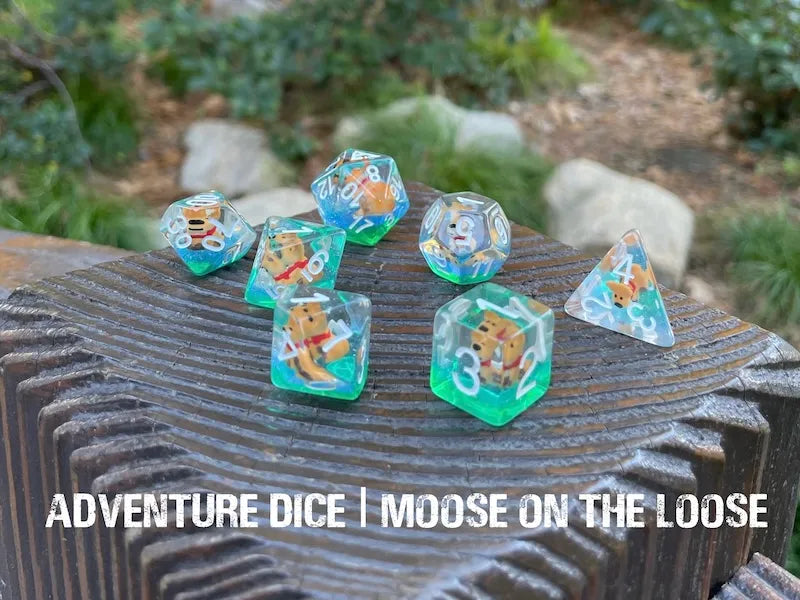Adventure Dice Moose on the Loose Dice Set Dice & Counters Adventure Dice | Red Claw Gaming