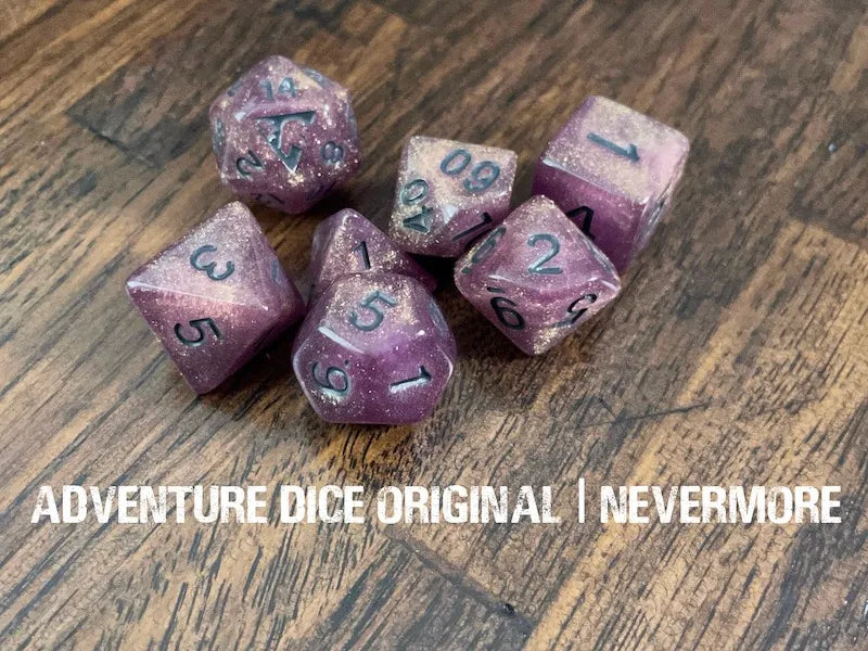 Adventure Dice Nevermore Dice Set Dice & Counters Adventure Dice | Red Claw Gaming