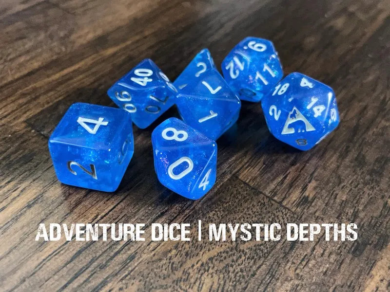 Adventure Dice Mystic Depths Dice Set Dice & Counters Adventure Dice | Red Claw Gaming