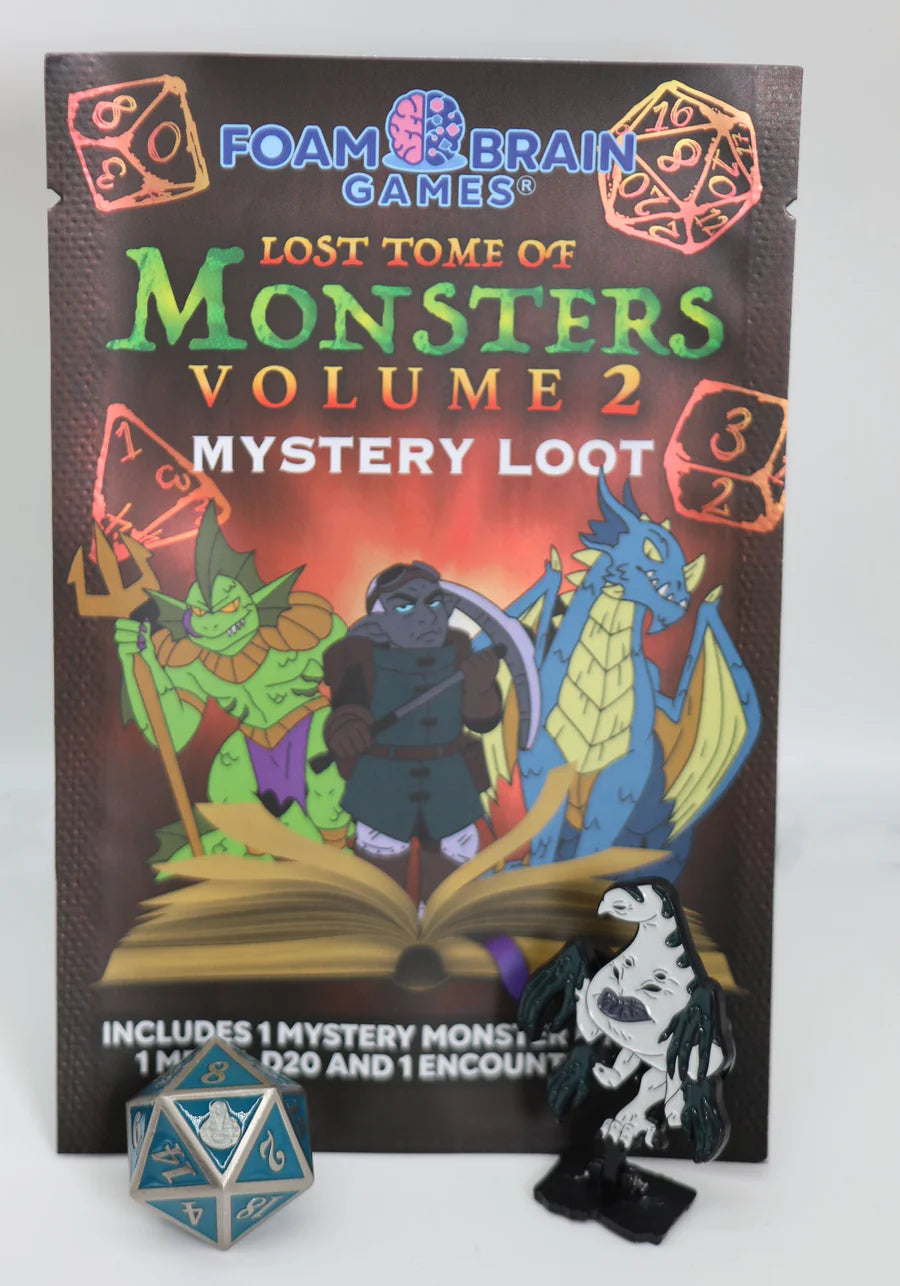 MYSTERY LOOT: LOST TOME OF MONSTERS VOLUME 2 Dice & Counters Foam Brain Games | Red Claw Gaming