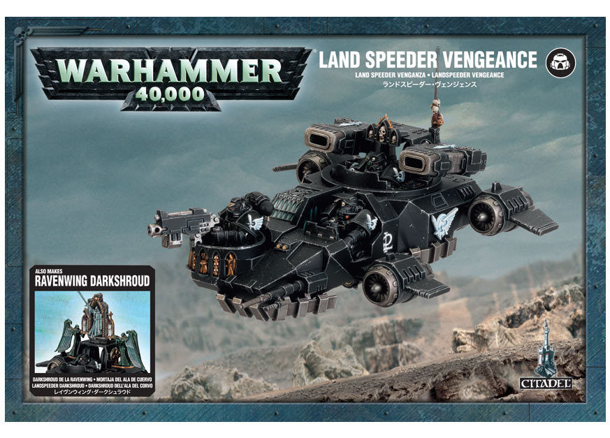 LAND SPEEDER VENGEANCE Dark Angels Games Workshop | Red Claw Gaming