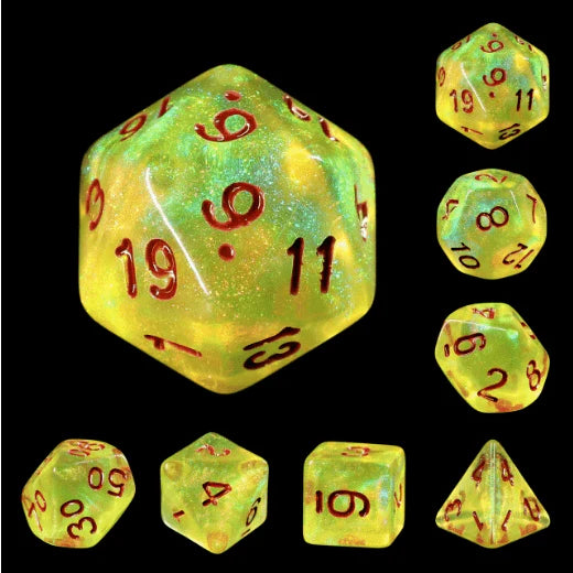 LIMELIGHT RPG DICE SET Dice & Counters Foam Brain Games    | Red Claw Gaming