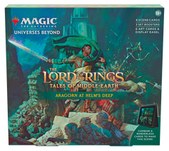 The Lord of the Rings: Tales of Middle-earth - Holiday Scene Box Sealed Magic the Gathering Red Claw Gaming Aragorn at Helm's deep   | Red Claw Gaming