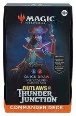 Outlaws of Thunder Junction Commander Decks Sealed Magic the Gathering Wizards of the Coast (Sealed) Quick Draw   | Red Claw Gaming