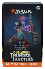 Outlaws of Thunder Junction Commander Decks Sealed Magic the Gathering Wizards of the Coast Quick Draw   | Red Claw Gaming