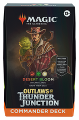 Outlaws of Thunder Junction Commander Decks Sealed Magic the Gathering Wizards of the Coast (Sealed) Desert Bloom   | Red Claw Gaming