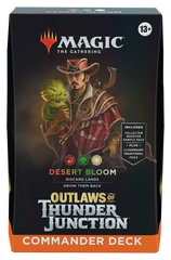 Outlaws of Thunder Junction Commander Decks Sealed Magic the Gathering Wizards of the Coast Desert Bloom   | Red Claw Gaming