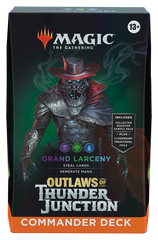 Outlaws of Thunder Junction Commander Decks Sealed Magic the Gathering Wizards of the Coast (Sealed) Grand Larceny   | Red Claw Gaming