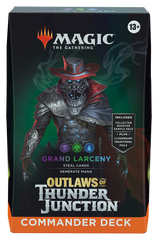 Outlaws of Thunder Junction Commander Decks Sealed Magic the Gathering Wizards of the Coast Grand Larceny   | Red Claw Gaming