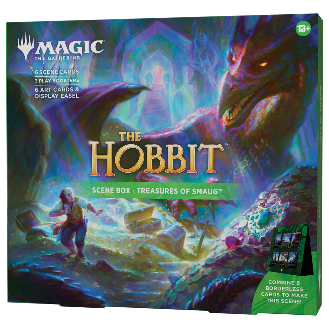 Magic: The Gathering: THE HOBBIT SCENE BOX - TREASURES OF SMAUG Sealed Magic the Gathering Wizards of the Coast (Sealed) | Red Claw Gaming
