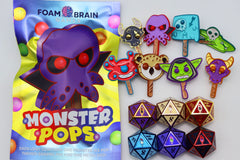 Mystery Loot: Monster Pops Dice & Counters Foam Brain Games    | Red Claw Gaming
