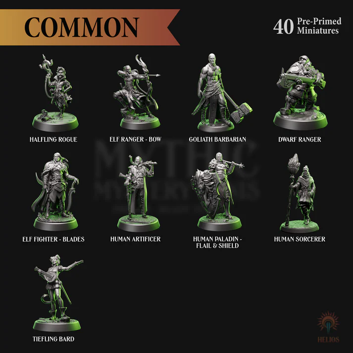 Mythic Mystery Minis - Heroes | Series 1 | 5e | Red Claw Gaming