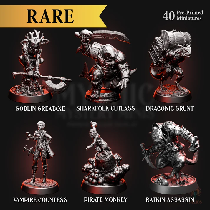 Mythic Mystery Minis - Monster | Series 2 | 5e | Red Claw Gaming