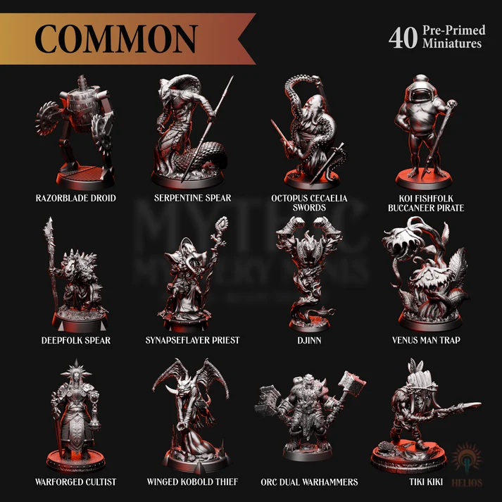Mythic Mystery Minis - Monster | Series 2 | 5e | Red Claw Gaming