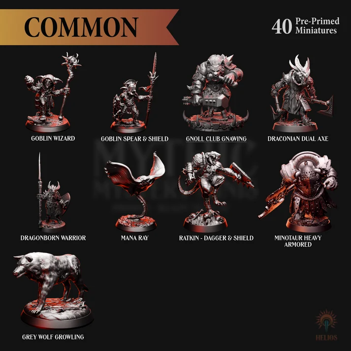 Mythic Mystery Minis - Monster | Series 2 | 5e | Red Claw Gaming