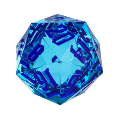 55MM TITAN D20 Dice & Counters Foam Brain Games Nautical Clear Sight - Light Blue and Dark Blue   | Red Claw Gaming