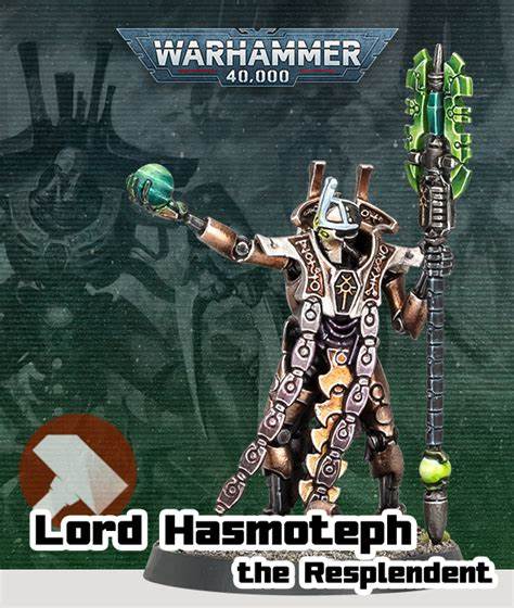 Necrons Lord Hasmotheph The Resplendent (Direct) Necrons Games Workshop | Red Claw Gaming