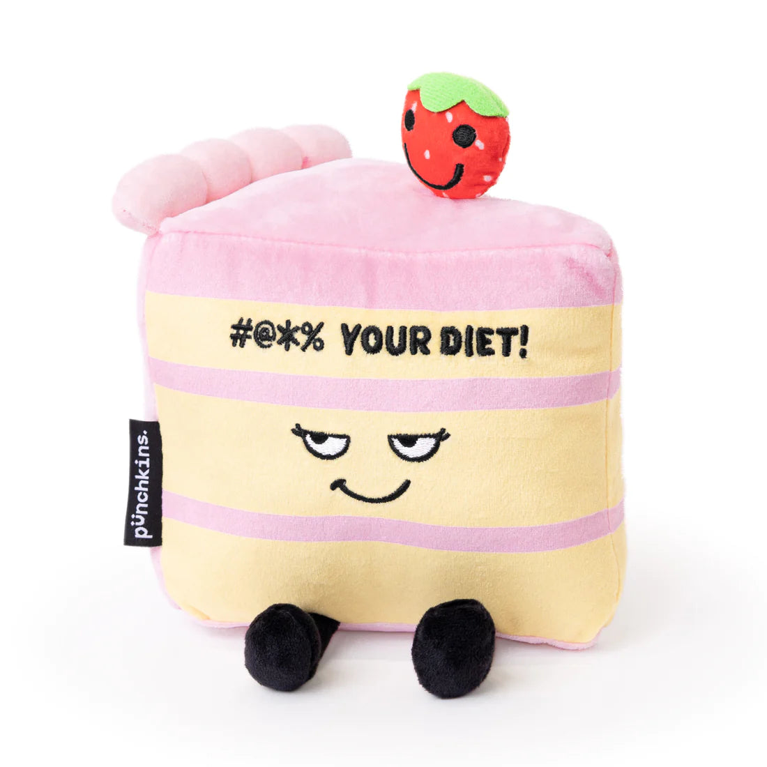 Punchkins - "#@*% Your Diet!" Plush Cake Slice Punchkins Punchkins    | Red Claw Gaming