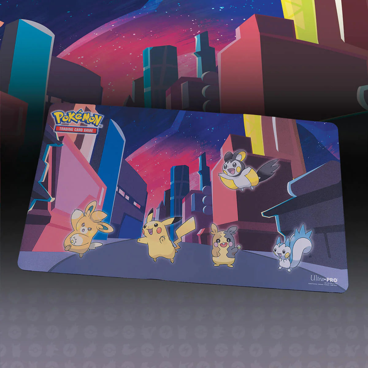Gallery Series Shimmering Skyline Standard Gaming Playmat for Pokémon Playmat Ultra Pro    | Red Claw Gaming