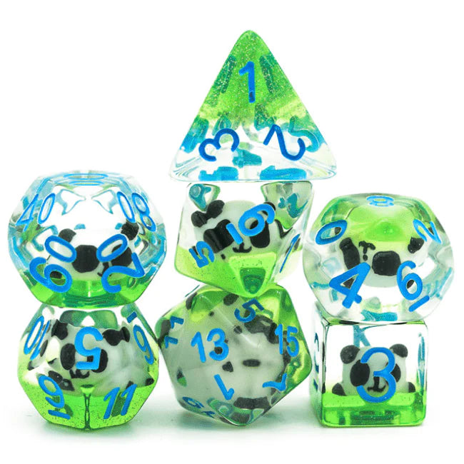 Panda RPG Dice Set Dice & Counters Foam Brain Games    | Red Claw Gaming