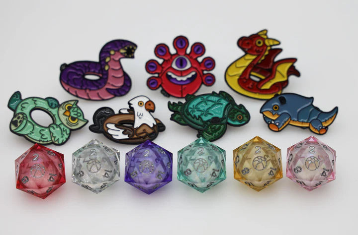 Mystery Loot: Pool Party Dice & Counters Foam Brain Games    | Red Claw Gaming