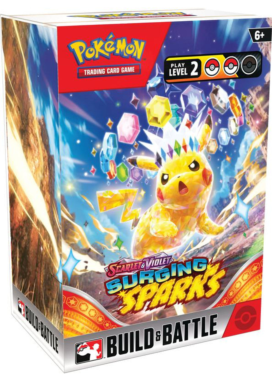 Pokemon Surging Sparks - Build & Battle Box Pokemon Nintendo | Red Claw Gaming
