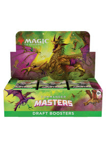 Commander Masters Draft Booster Box Sealed Magic the Gathering Red Claw Gaming    | Red Claw Gaming