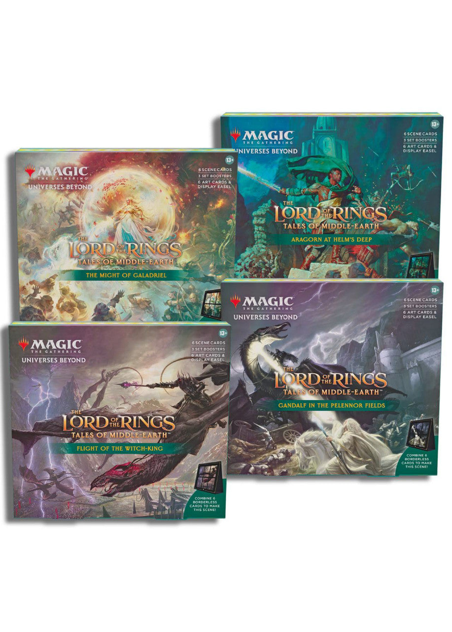 The Lord of the Rings: Tales of Middle-earth - Holiday Scene Box (Set of 4) Sealed Magic the Gathering Red Claw Gaming    | Red Claw Gaming