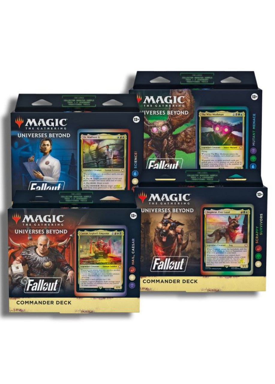 Fallout - Set of 4 Decks Sealed Magic the Gathering Wizards of the Coast    | Red Claw Gaming