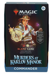Murders at Karlov Manor Commander Decks Sealed Magic the Gathering Wizards of the Coast (Sealed) Murders at Karlov Manor: Commander Deck - Blame Game   | Red Claw Gaming