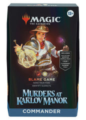 Murders at Karlov Manor Commander Decks Sealed Magic the Gathering Wizards of the Coast Murders at Karlov Manor: Commander Deck - Blame Game   | Red Claw Gaming