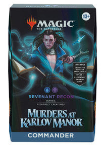 Murders at Karlov Manor Commander Decks Sealed Magic the Gathering Wizards of the Coast Murders at Karlov Manor: Commander Deck - Revenant Recon   | Red Claw Gaming