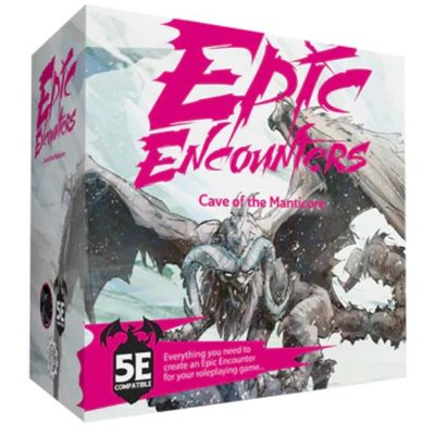 Epic Encounters: Cave of The Manticore Role Playing Universal DIstribution    | Red Claw Gaming