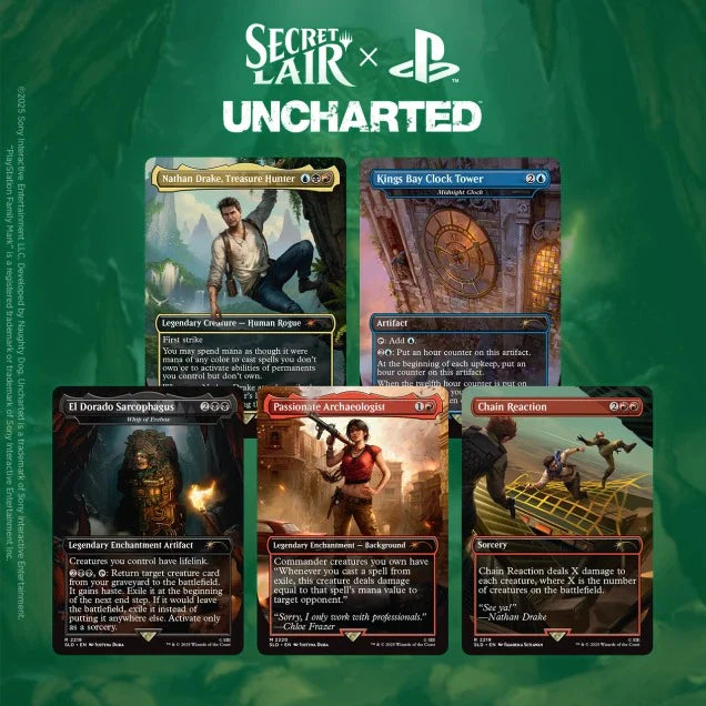 Secret Lair x Playstation: Uncharted (Non-Foil) Limit 1 per person | Red Claw Gaming