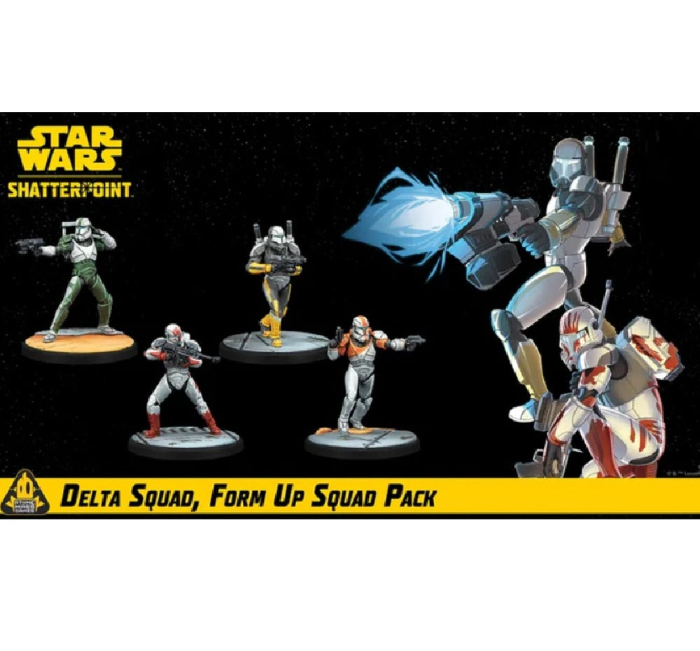 Star Wars: Shatterpoint: Delta Squad, Form Up Squad Pack Star Wars: Legion Fantasy Flight Games | Red Claw Gaming