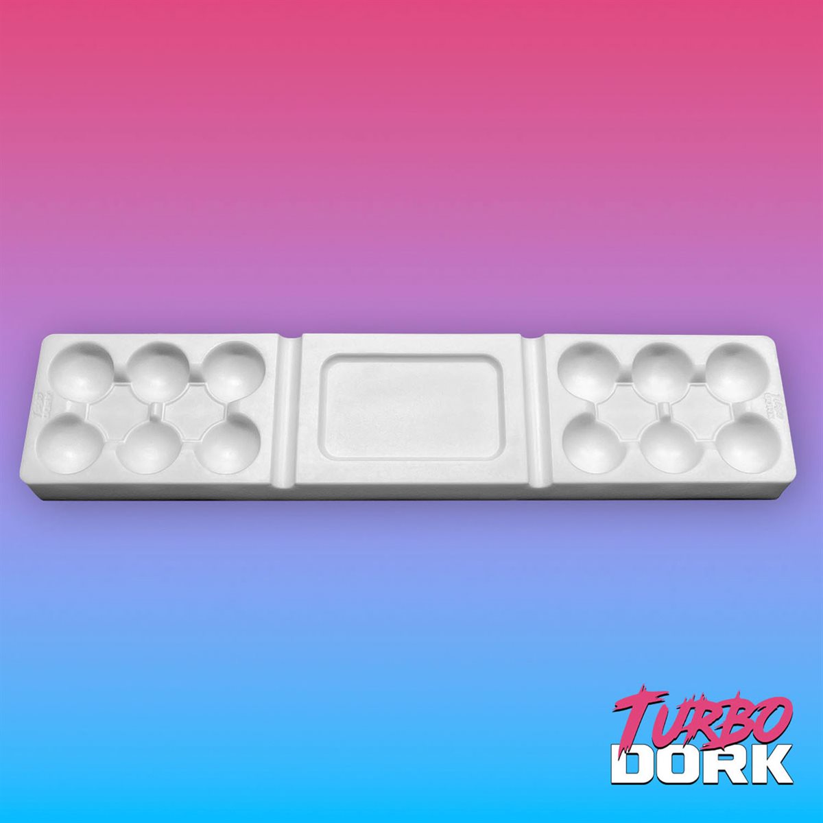Turbo Dork: Large White Non-Stick Silicone Dry Palette Paint Turbo Dork | Red Claw Gaming