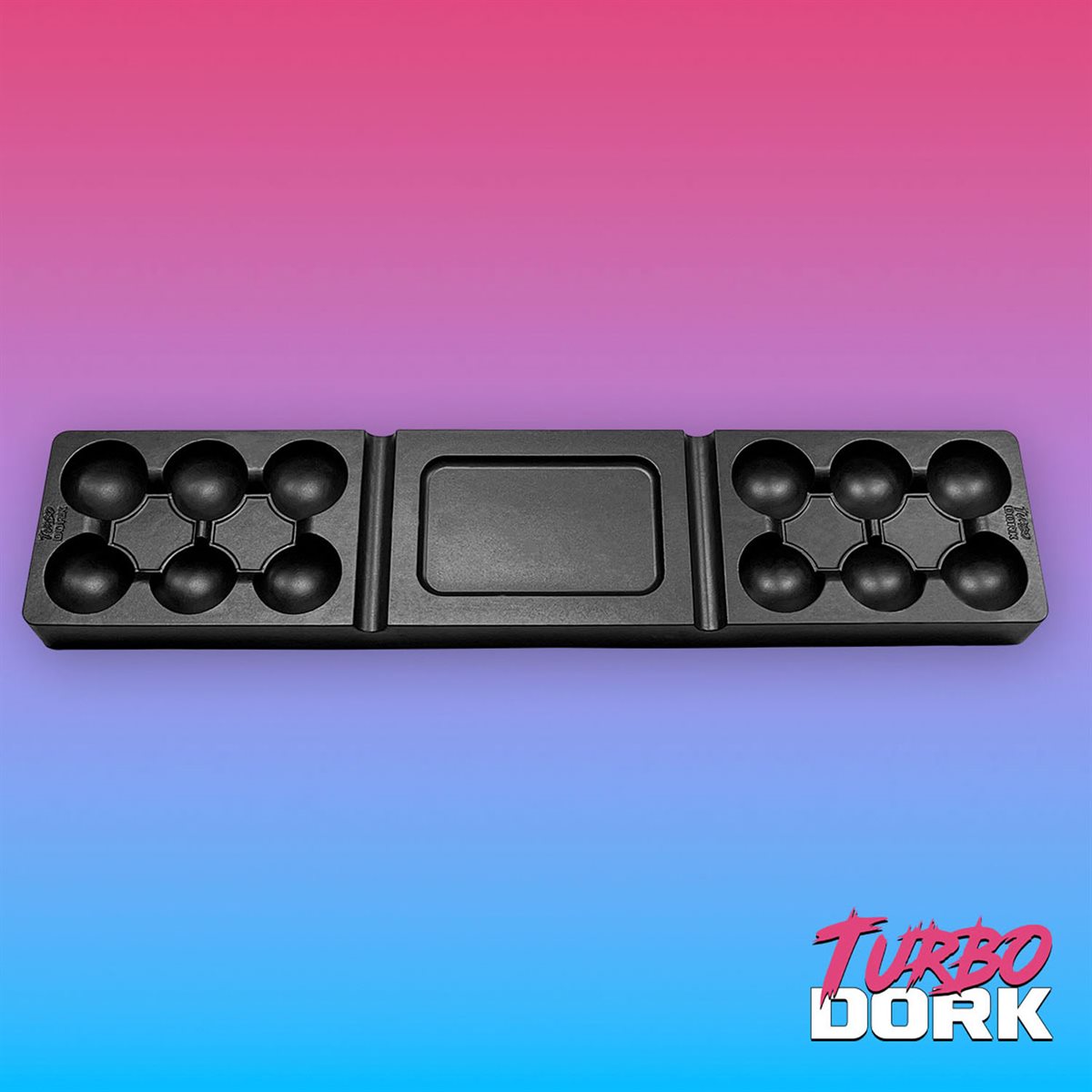 Turbo Dork: Large Black Non-Stick Silicone Dry Palette Paint Turbo Dork | Red Claw Gaming