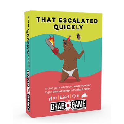 Grab and Game - That Escalated Quickly | Red Claw Gaming