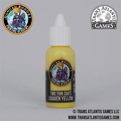 Two Thin Coats: Craven Yellow Paint Two Thin Coats | Red Claw Gaming