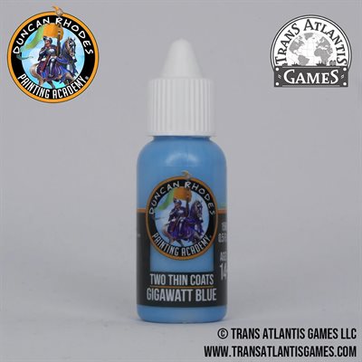 Two Thin Coats: Gigawatt Blue Paint Two Thin Coats | Red Claw Gaming