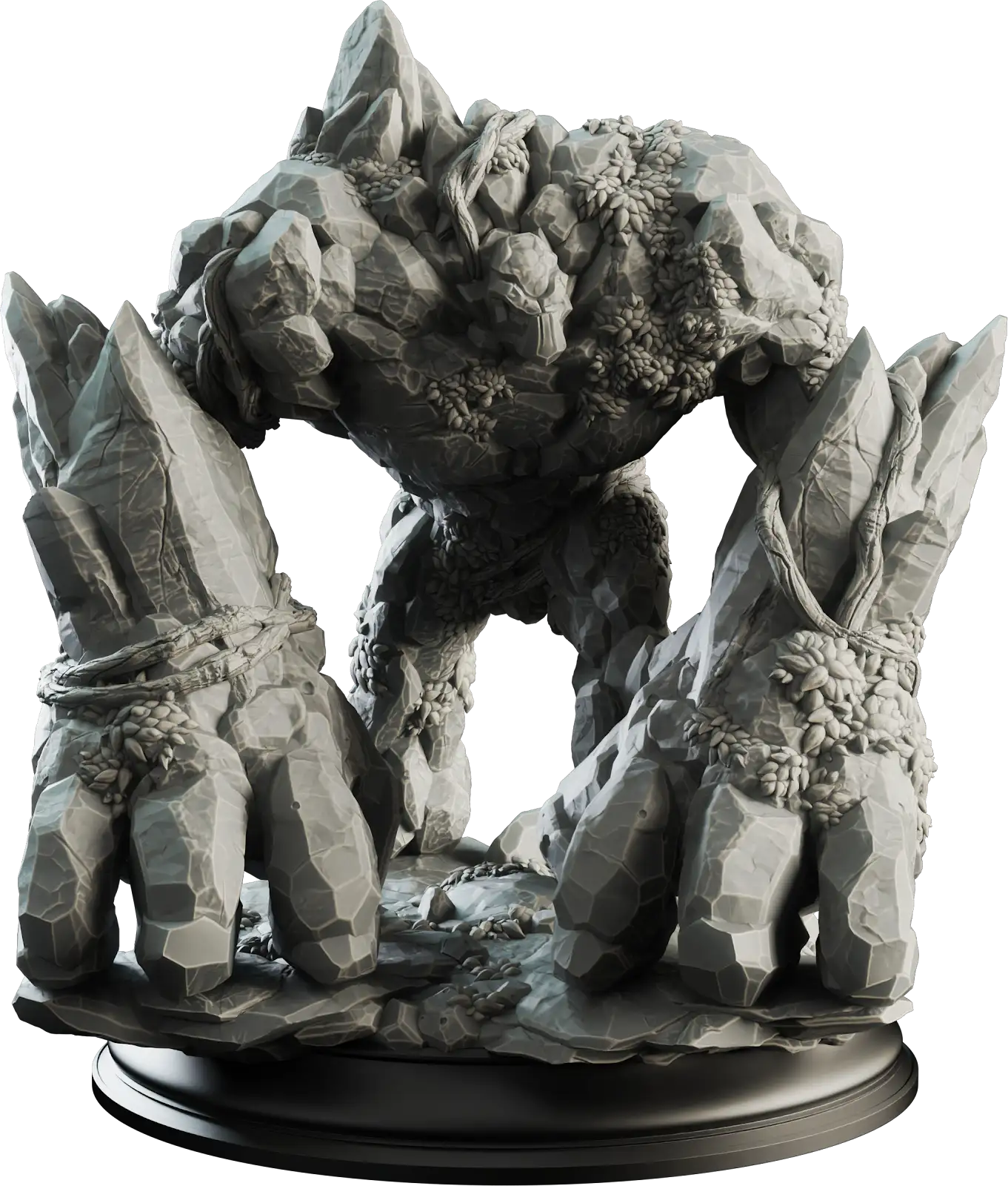 Darkwood Prints - Earthen Golem Minatures Darkwood Prints | Red Claw Gaming