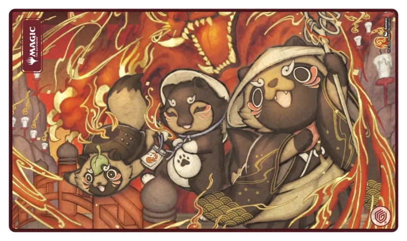Play-Mat Magic: The Gathering "Secrets of Strixhaven" - Pyretic Ritual Playmat Ultimate Guard | Red Claw Gaming