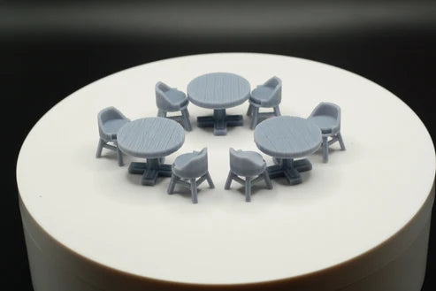 Darkwood Prints - Builder Pack: Tables & Chairs II | Red Claw Gaming