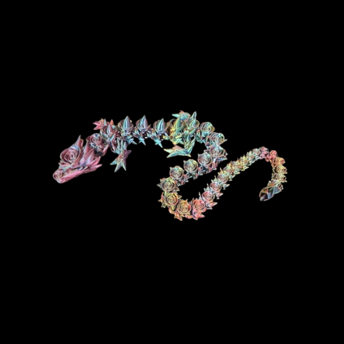 Medium Rose Dragon Next Level 3-D Printing Next Level 3-D Printing | Red Claw Gaming