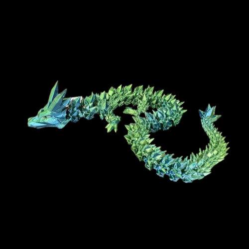 Medium Crystal Dragon Next Level 3-D Printing Next Level 3-D Printing | Red Claw Gaming